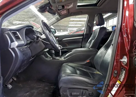 2017 Toyota Highlander Hybrid из США, поврежденный, VIN 5TDJGRFHXHS032254